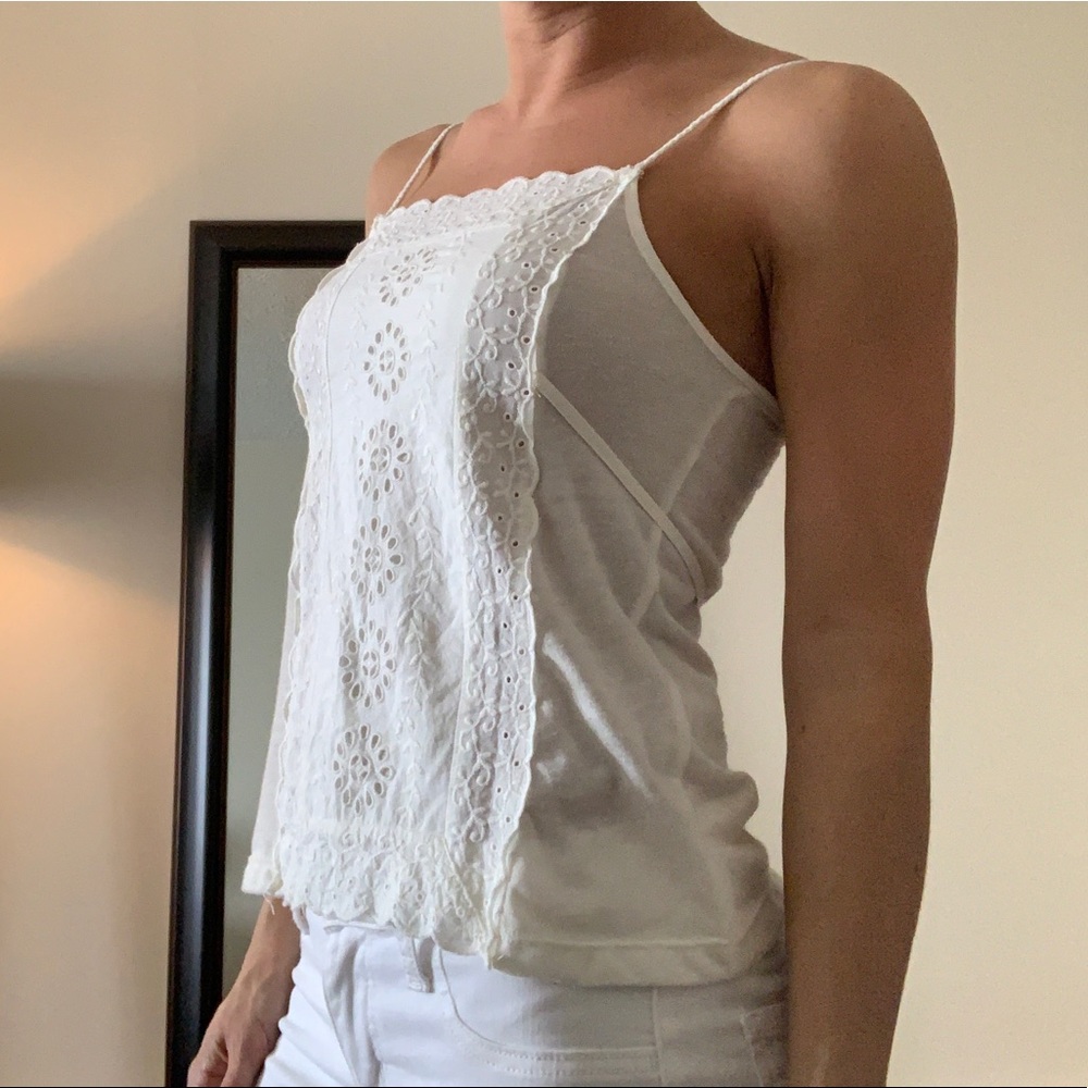 American Eagle White Cami Top XS